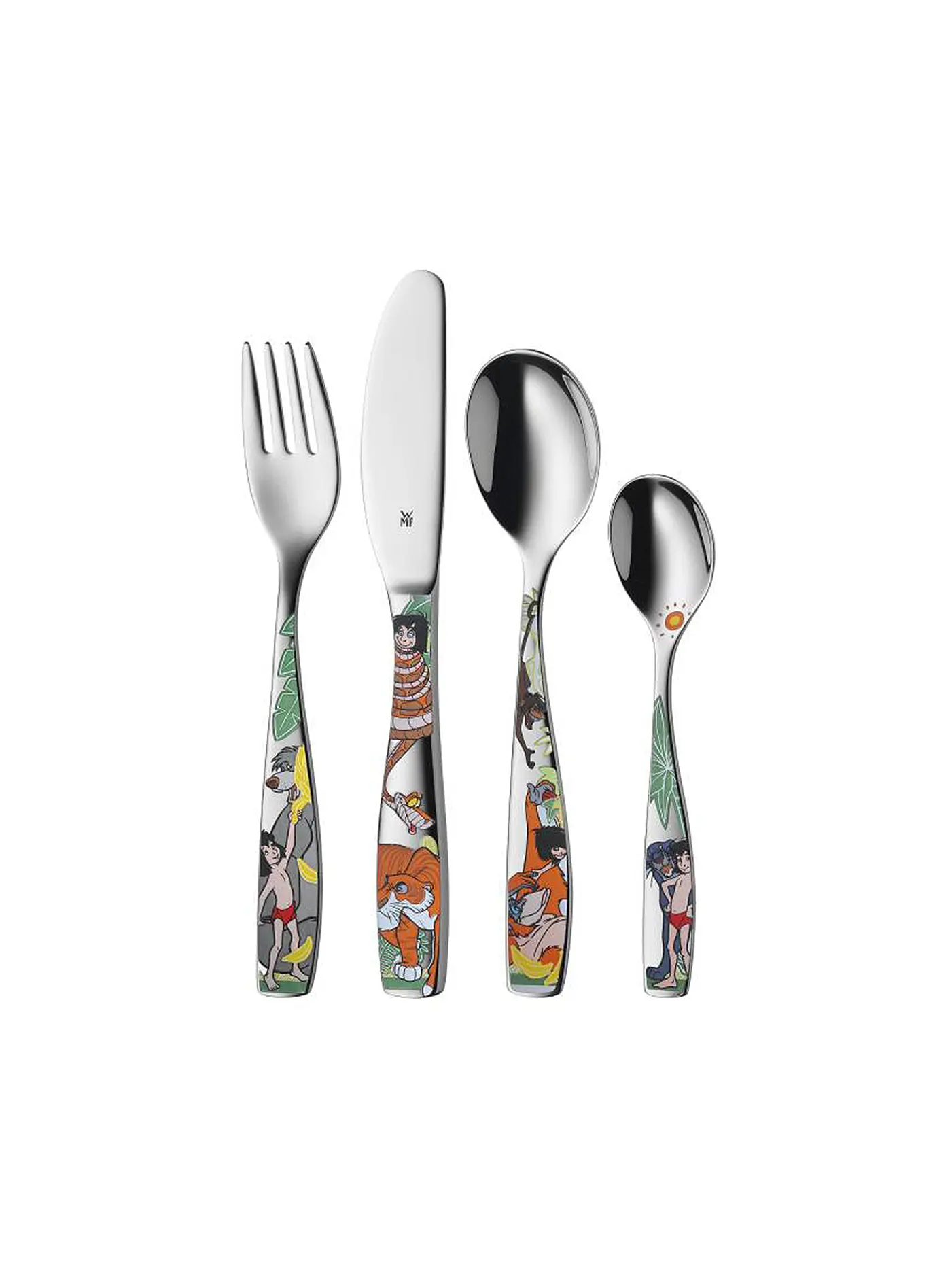 WMF | Kinderbesteck-Set 4-teilig Dschungelbuch | 